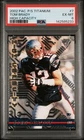 2002 PACIFIC PRIVATE STOCK TITANIUM HIGH CAPACITY #7 TOM BRADY PSA 6