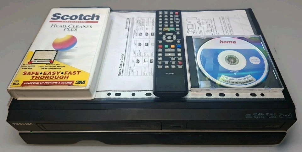 Toshiba VHS DVD Recorder With HDMI Out Copy VHS to DVD New Remote & Set Up Guide - Image 2 of 4