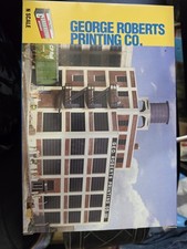 Walthers Cornerstone George Roberts Printing Co. 933-3231 N Scale- Not Sealed