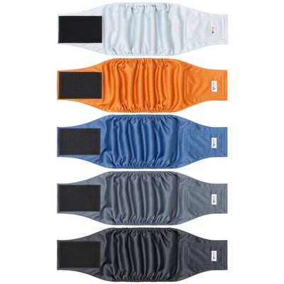 5-Pack Male Dog Diapers Reusable Belly Bands Gray XL Incontinence Pee Wraps