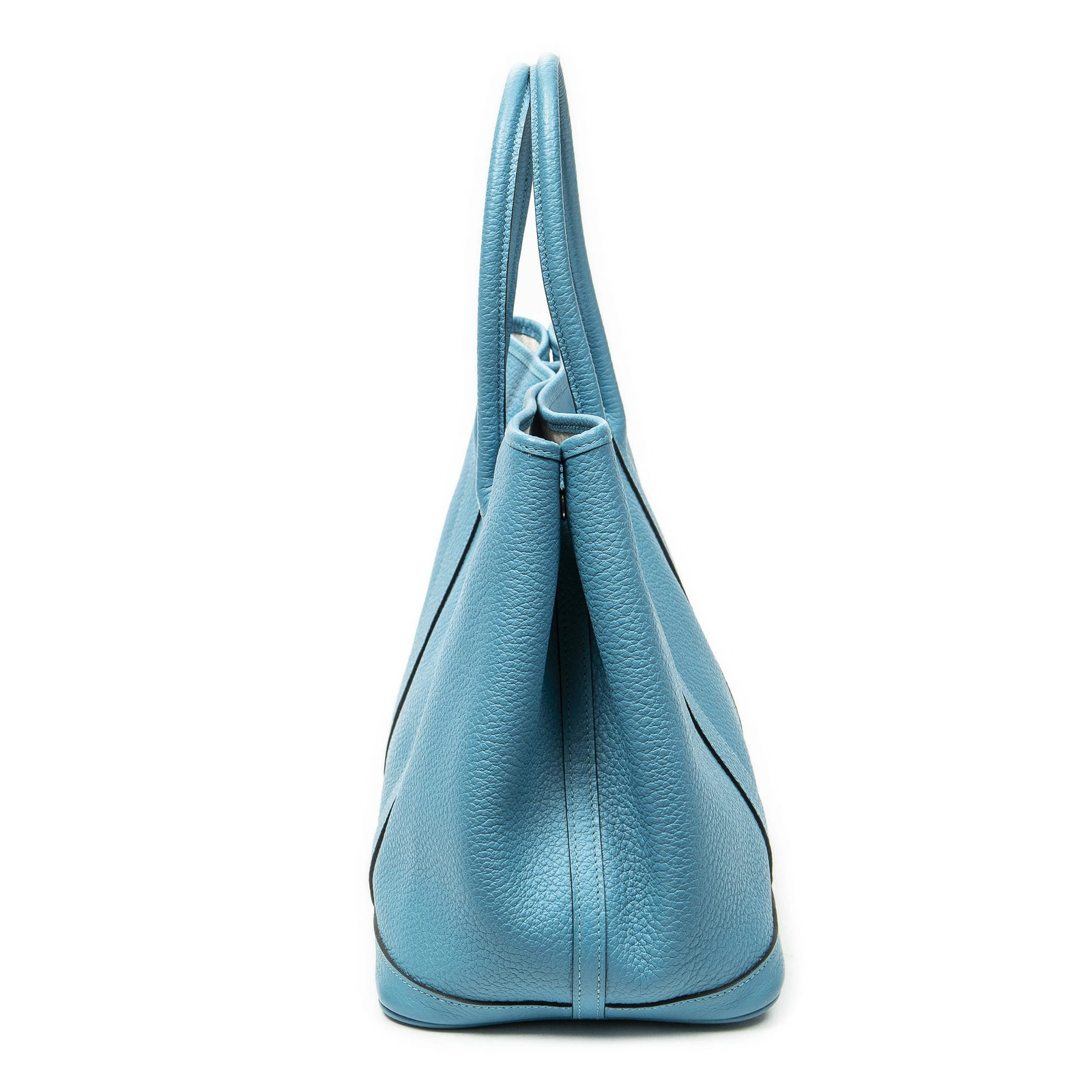 Hermes Garden Party Negonda Leather Turquoise Square R Unisex Bag #BCP133 image 4