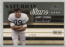 2007 Donruss Classics Saturday Stars Silver 249/250 Larry Csonka #SS-27 HOF 0q3
