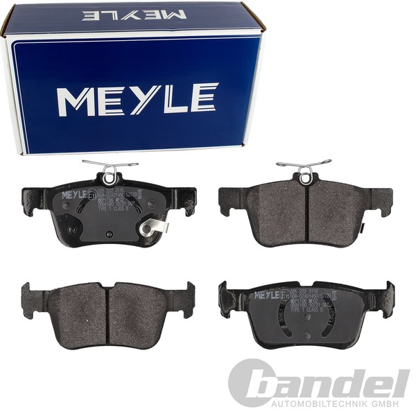 Meyle BremsbelÄGe Satz Hinterachse Passend FÜR Ford Focus Galaxy Kuga Mondeo-image