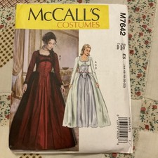 McCall  s M7642 Misses Victorian Gown Halloween Costume Sewing Pattern