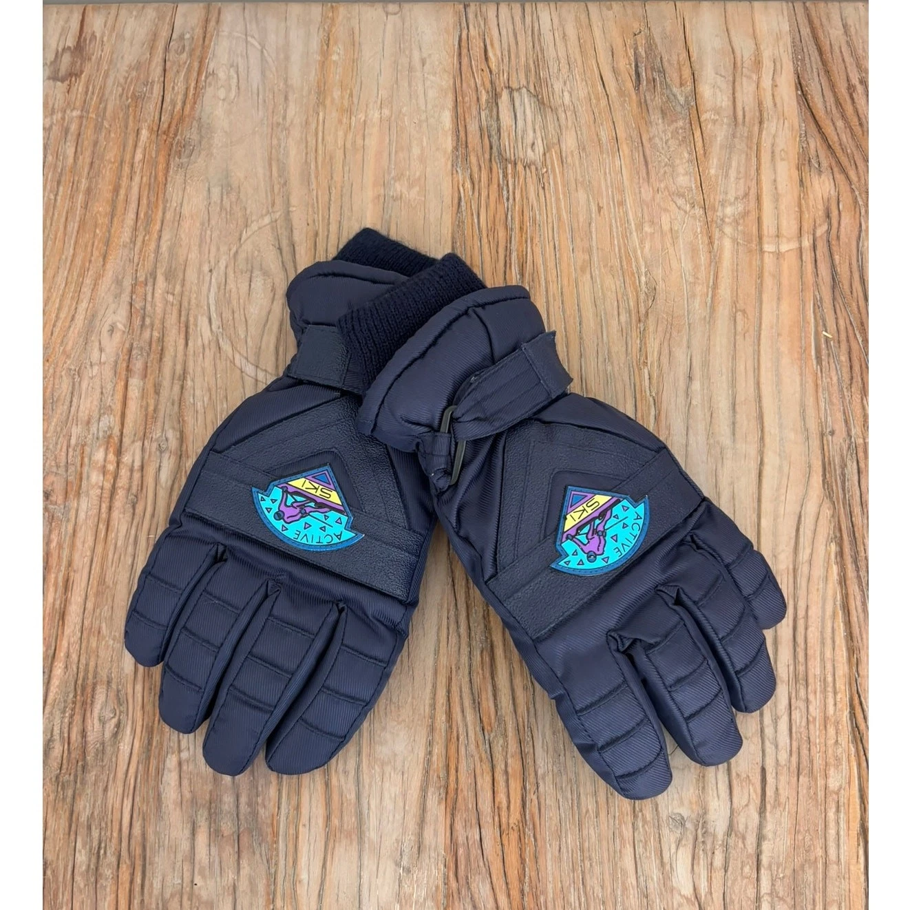 Vintage Thinsulate Thermal Insulation Ski Snow Gloves Large