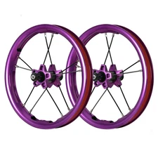  12 Inch BMX Children's Bicycle Wheelset Straight Pull Bearing Sliding  