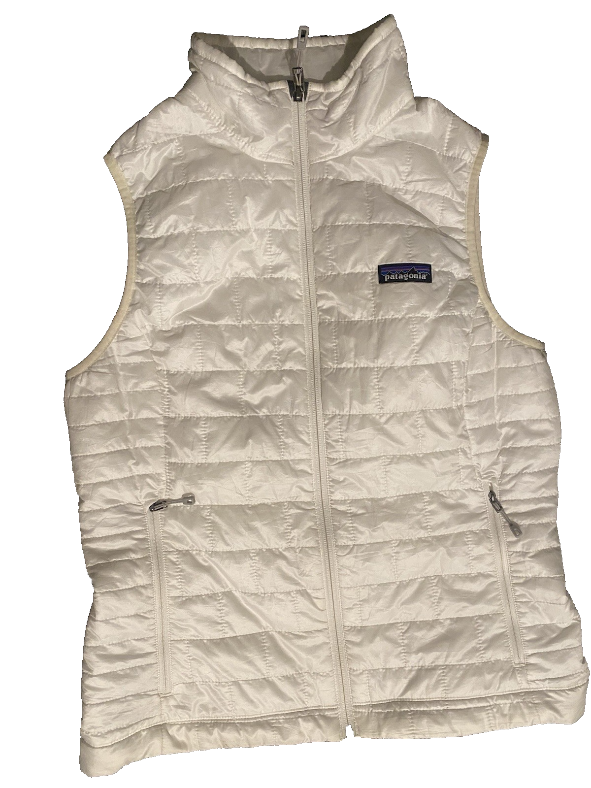 Patagonia Women’s Nano Puff Vest (Primaloft), White/Birch #84247, NWOT Condition