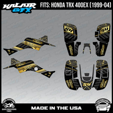 Graphics Kit for ATV Honda TRX 400EX (1999-2004) Split Series - GOLD