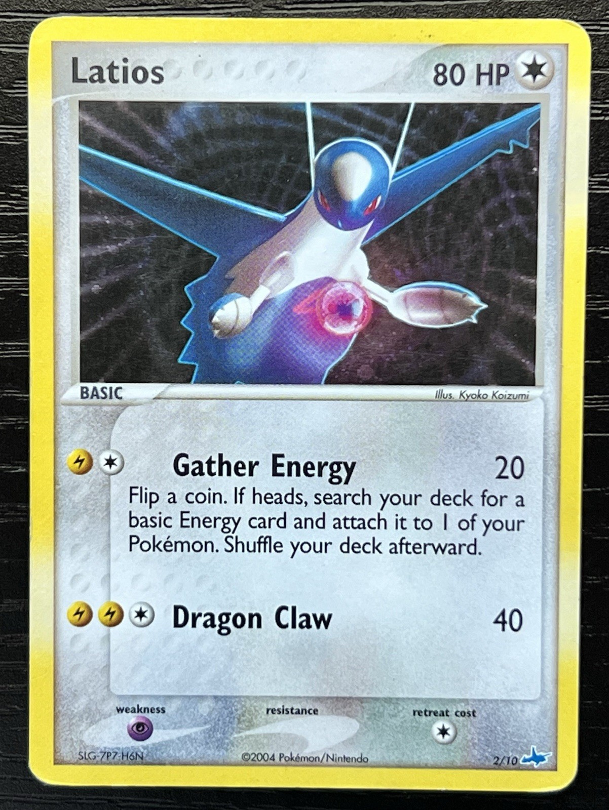 Latios 2/10 EX Trainer Kit 1: Latias & Latios Holo Common 80 HP 2004 English