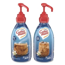 1.5 Liter Pump Bottle Liquid Coffee Creamer - French Vanilla (2/Carton)