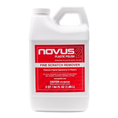 NOVUS 2 Fine Scratch Remover 64oz Plastic Polish for Autos Boats and More