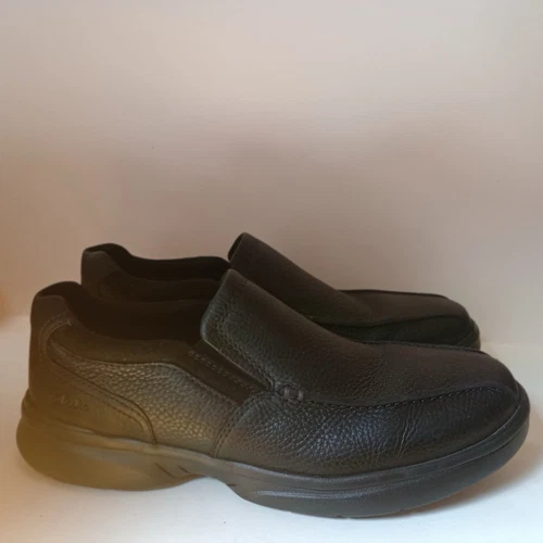 Clarks Collection Scarpe Uomo 10 5 M Ortholite Mocassini Ballerine Casual 14885 Nero