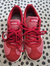 Adidas VL Court 2.0. Red Primeknit. Size 4