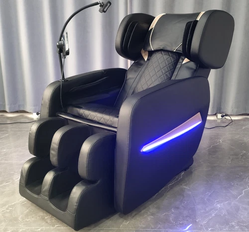 New Full Body Air Pressure Shiatsu Massage Chair Recliner ZERO GRAVITY Black