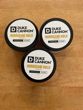 3 Duke Cannon Hurricane Hold Pomade Maximum Hold No Shine 2oz