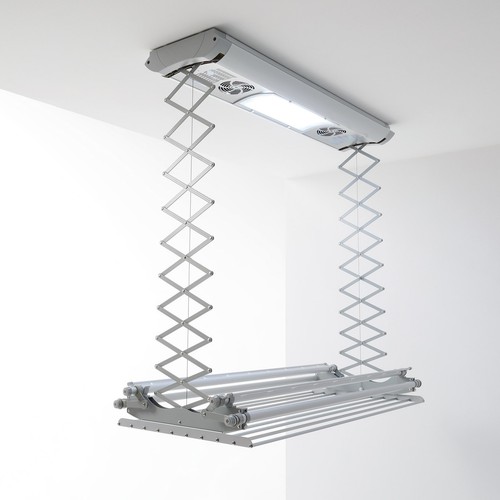 Tendedero eléctrico extensible de techo o pared con mando a distancia - Imagen 25 de 48