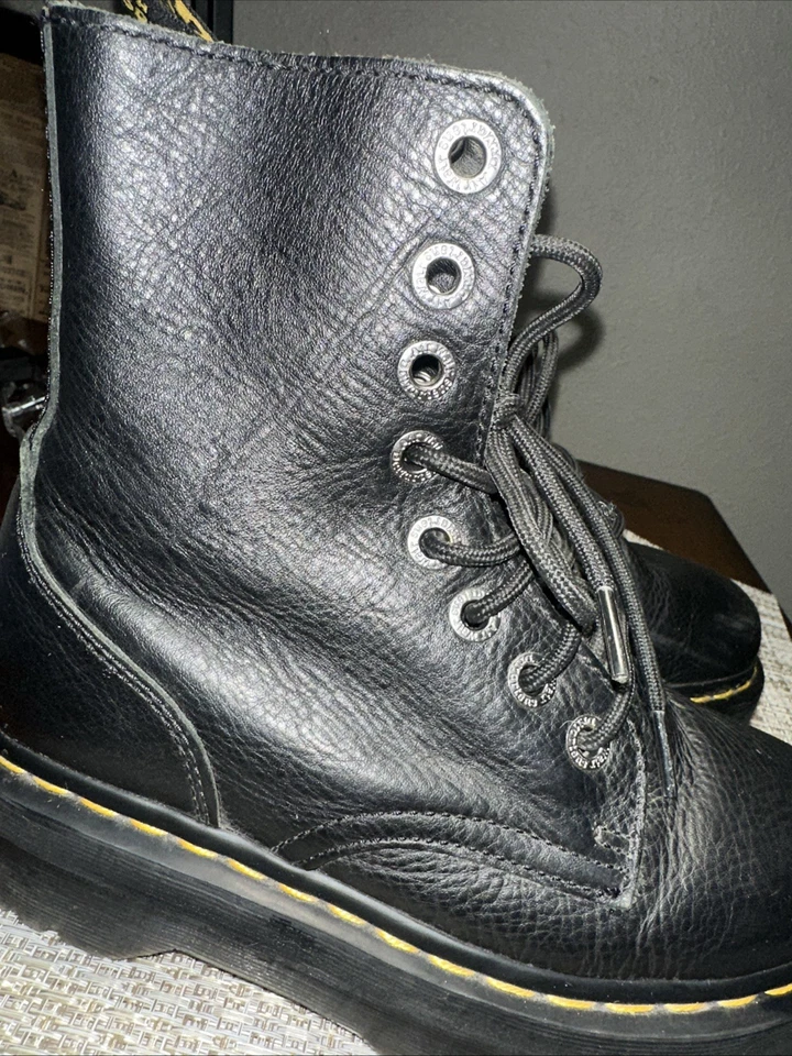 Bota de cuero Dr. Martens Jadon III Pisa para mujer 6/hombre 5 Foto 3 de 4
