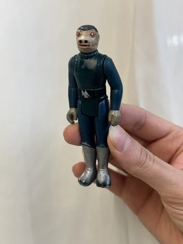 RARE Star Wars Kenner Blue Snaggle Tooth Toe Dent Version 1978 Hong Kong