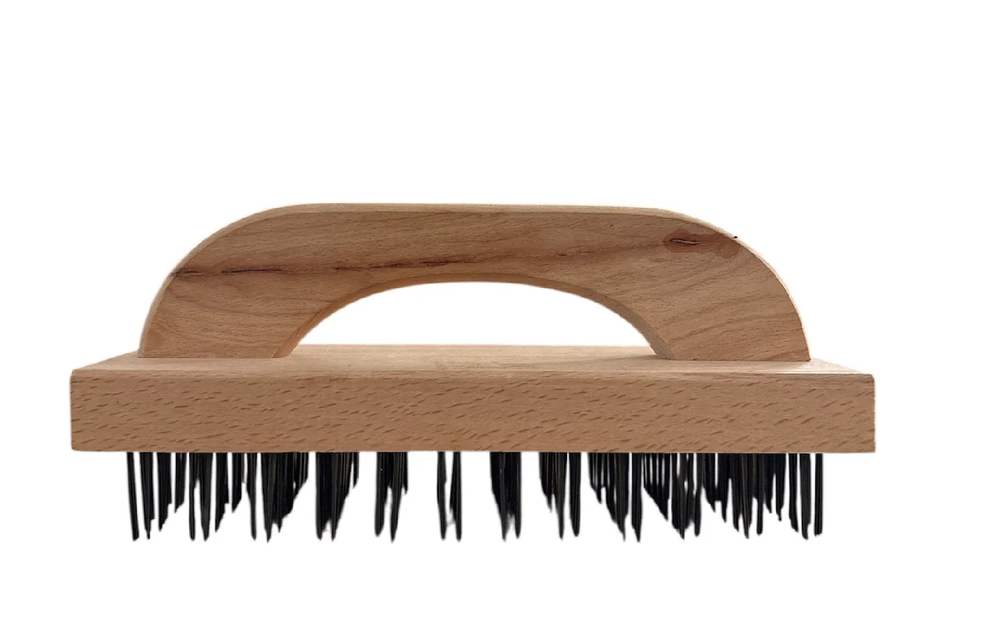 Wooden Block Wire Grill Brush BBQ Cleaner – Gas/Charcoal Barbecue Cleaning Brush