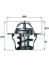 Thermostat TX 4 87D MAHLE for FORD OPEL AUSTIN ROVER LAND ROVER TRIUMPH MAZDA MG