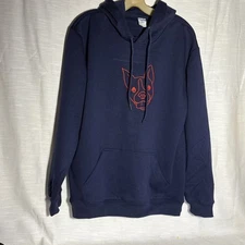 Vango Hoodie Bull Dog Graphics Dunham Heart Sleeve Logo