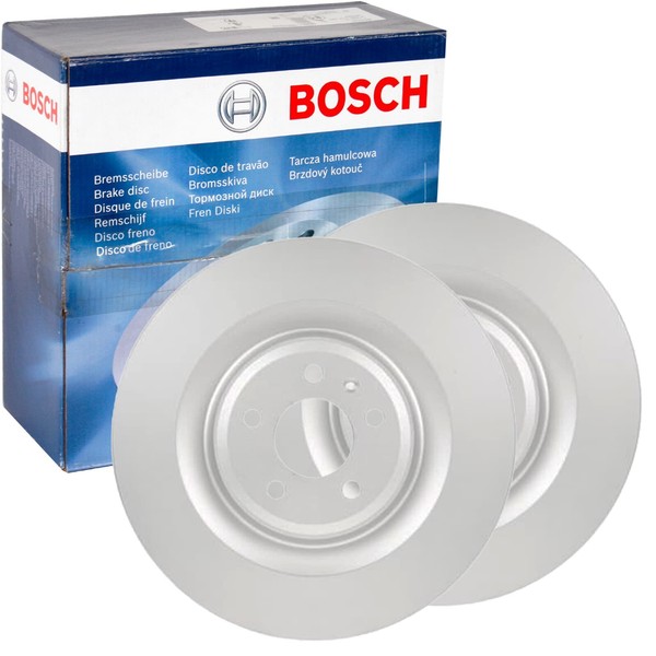 2X Bosch Bremsscheiben Ø356Mm Hinten Passend FÜR Audi A6 A7 A8-image