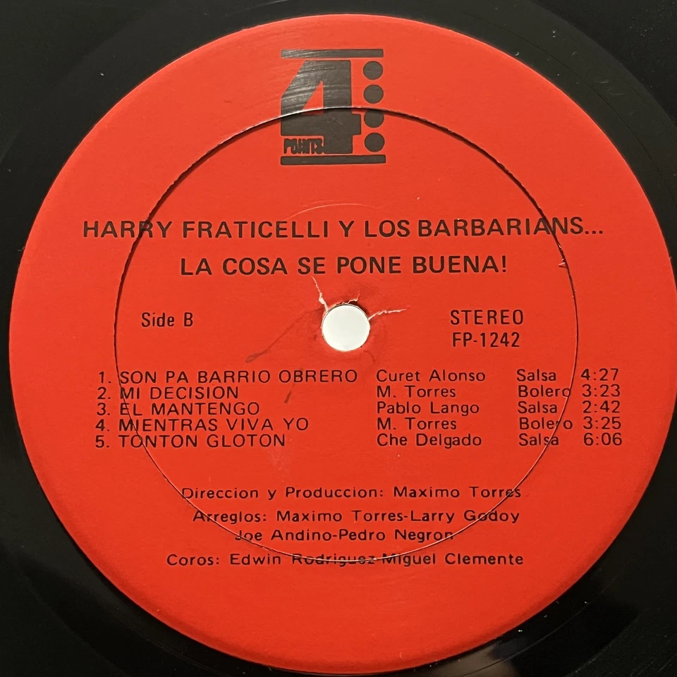 Latin Harry Fraticelli & Los Barbarians - La Cosa Se Pone Buena! 4 Points - Image 4 of 4