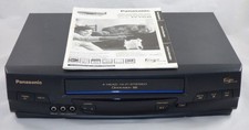 Panasonic PV-V4540 4-Head Hi-Fi Stereo Omnivision VHS FOR PARTS/REPAIR w/ Manual