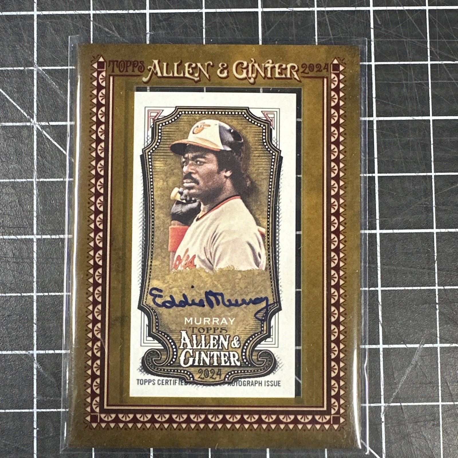 2024 Topps Allen & Ginter - Mini Baseball Autographs Eddie Murray #MA-EMU (AU)