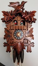 German Black Forrest Cuckoo Clock Traditional Musical Classic Style