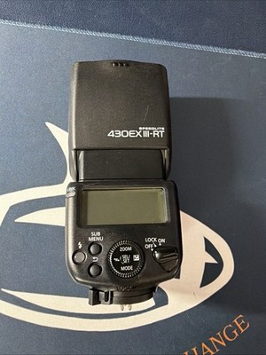 Canon 430EX III-RT Speedlite Shoes Mount Flash for Digital Cameras With Case