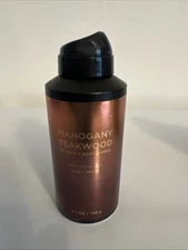 3.7 Oz Bath and Body Works Mahogany Teakwood Body Spray New