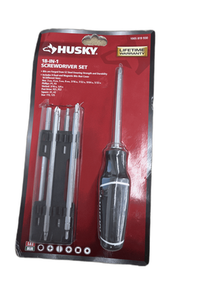 #ad Husky Interchangeable Blade Screwdriver Set 10 Piece MISSNG $12.99