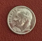 1990 P  Roosevelt Dime - Actual coin - Free shipping.
