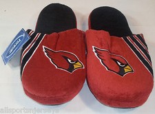 NFL Arizona Cardinals Stripe Logo Dot Sole Slippers Size XL by FOCO
