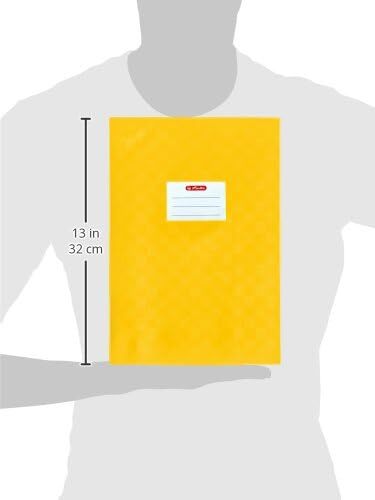 Thumbnail - Herlitz 5204011 Hefthülle A4 Baststruktur 25 Stück Gelb Neu Ovp