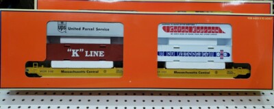 Lionel Trains 1998 TCA Massachusetts Central Max-Stack 2 Car Set #6-52142 NIB
