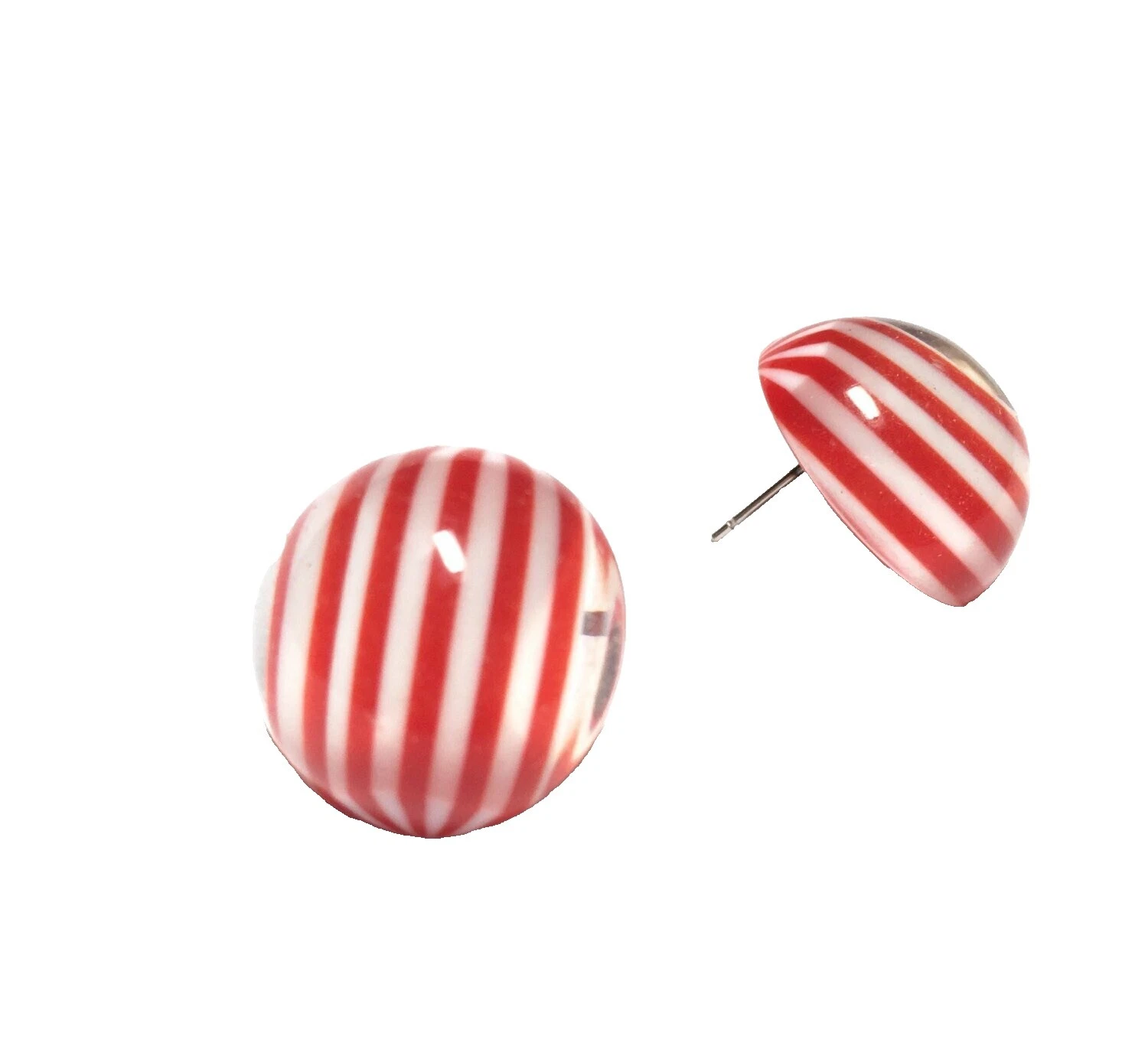 Lucite модные серьги-гвоздики ретро