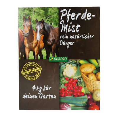 Pferdemist Naturdünger Pferdemistpellets Dünger Pferdedung Garten pelletiert 4kg