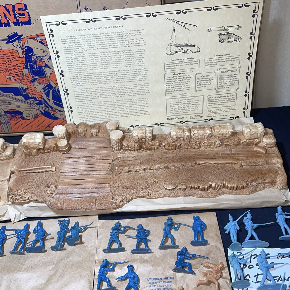 THE BATTLE OF NEW ORLEANS PLAYSET BARZSO eBay