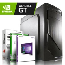 EXO GAMING PC AMD X4 950 Quad 16GB DDR4 128GB SSD GT710 2GB Windows 10 Computer