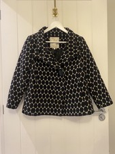 Milly An Original Of New York Black And White Geometric Woman’s Jacket- Size 6