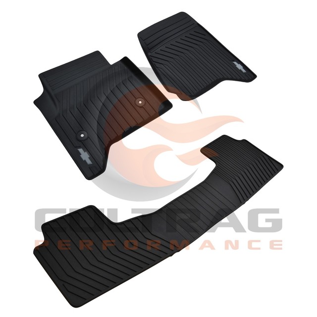 20192021 Chevrolet Blazer 2nd Row GM Carpeted Floor Mats Black / Black