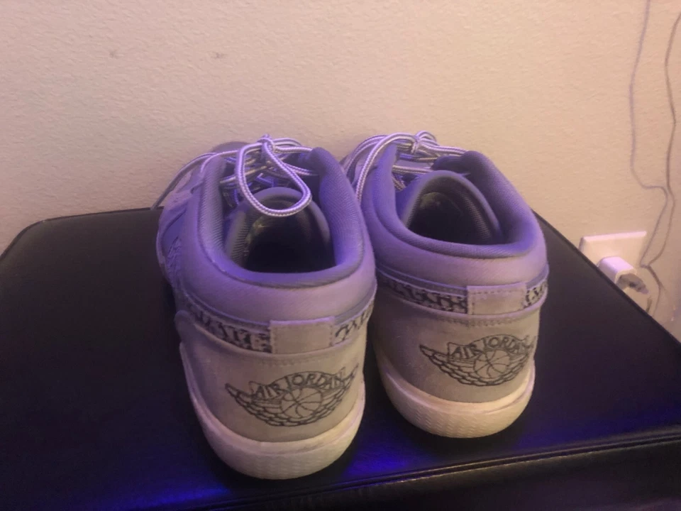 Air Jordan Retro V.1 Cool Gris Antracita Blanco Para Hombre Talla 11 481177-010 Nike 1 Foto 4 de 4