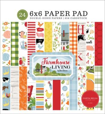 Carta Bella ''Farmhouse Living'' 6x6'' Paper Pad