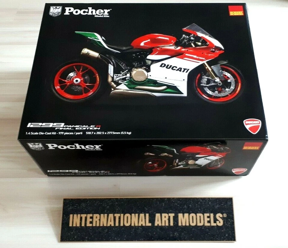 Ducati 1299 Panigale R Edición Final | Pocher escala 1:4 | Kit HK117 HK 117 Foto 2 de 4