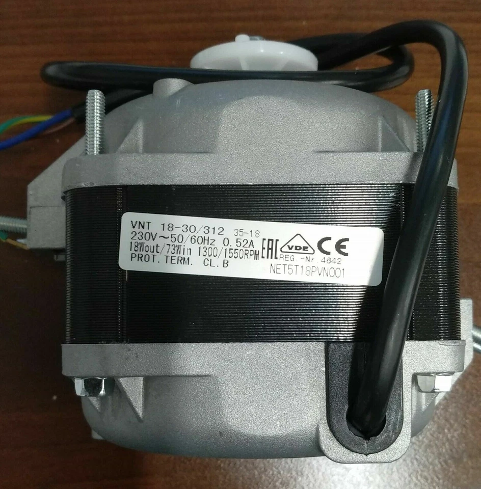 NET5T18PVN001 ELCO 18 WATT 18W 230V MULTIFIT UNIVERSAL FAN MOTOR FRIDGE FREEZER