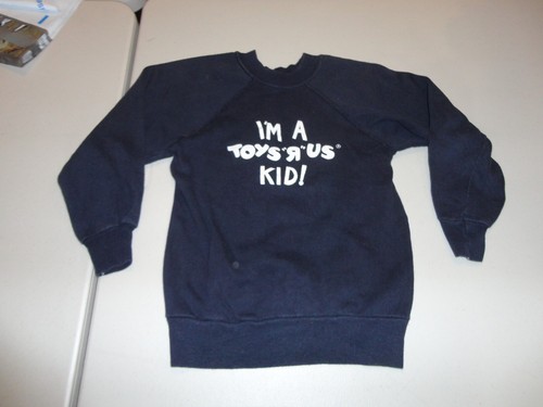 Vintage 80's I'm A Toys R Us Kid Toddler kids Sweatshirt M - Picture 2 of 3