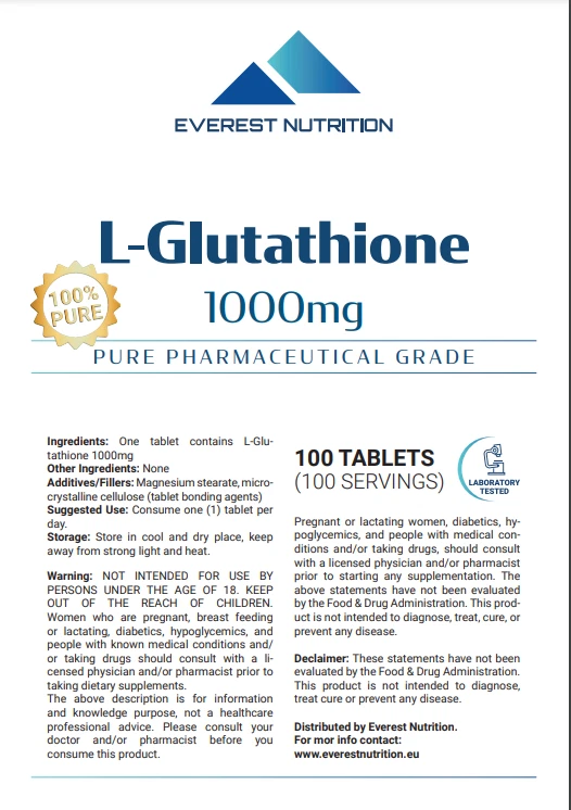 L-Glutatione 1000 mg compresse fegato aiuto antiossidante supporto immunitario - Immagine 3 di 4