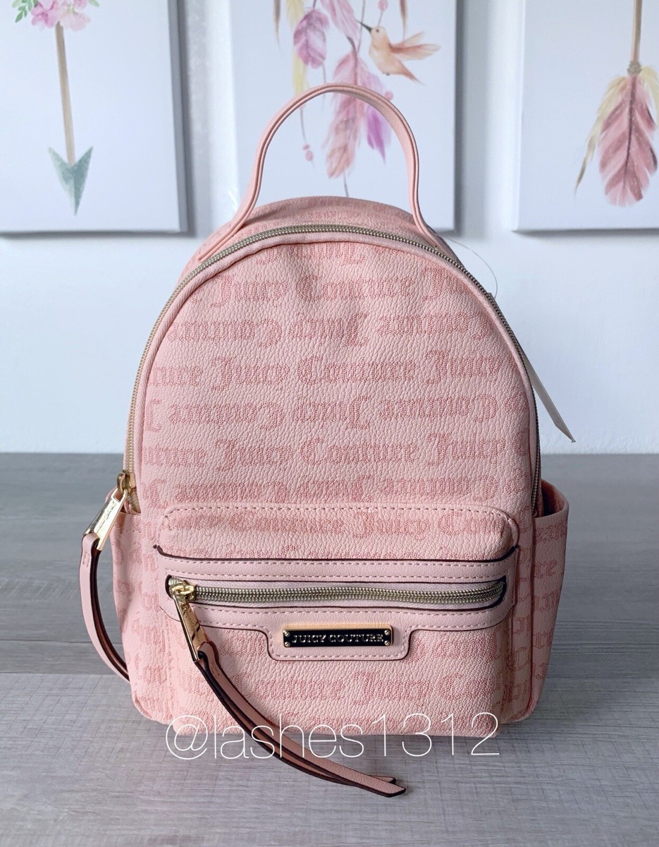 JUICY COUTURE Bag Rosie Mini Backpack Pink Macroon